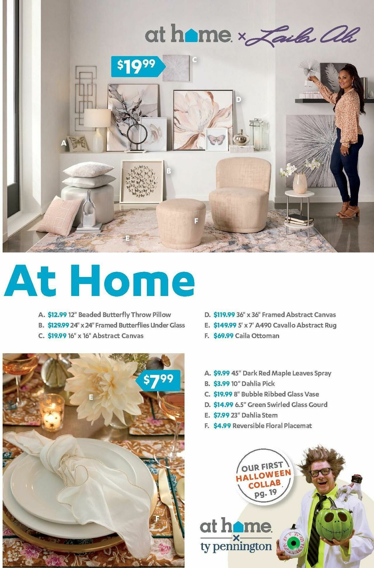 At Home Fall Weekly Ad from October 3
