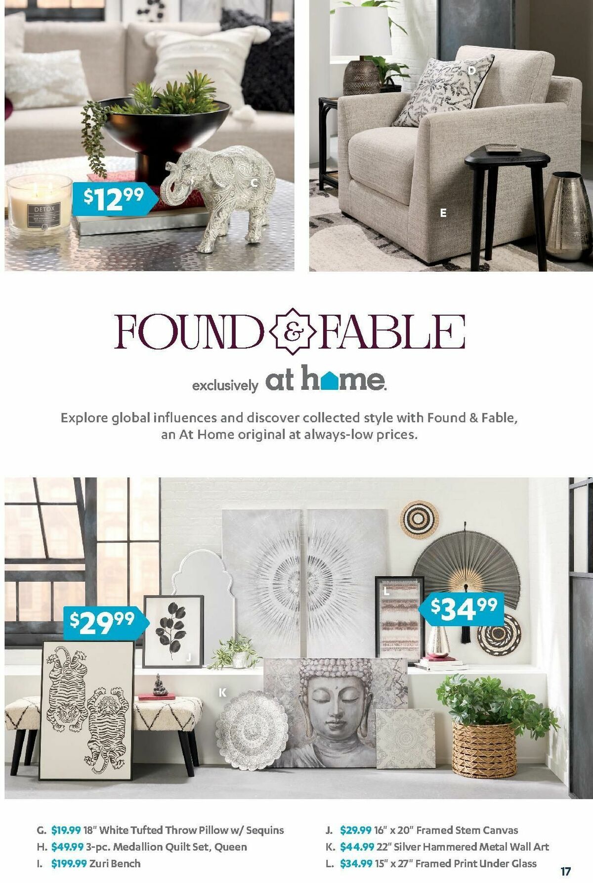 At Home Fall Weekly Ad from October 3