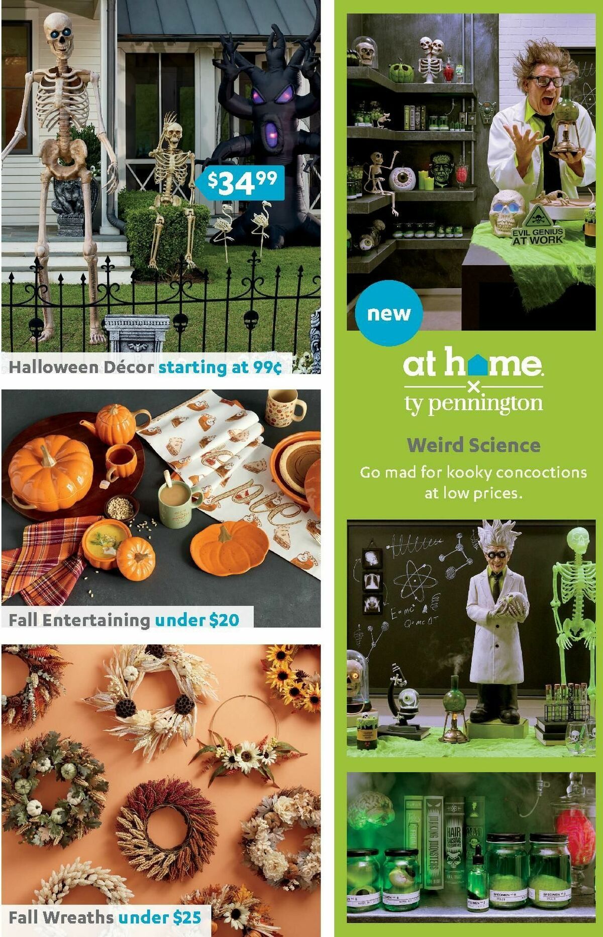At Home Fall Weekly Ad from October 3