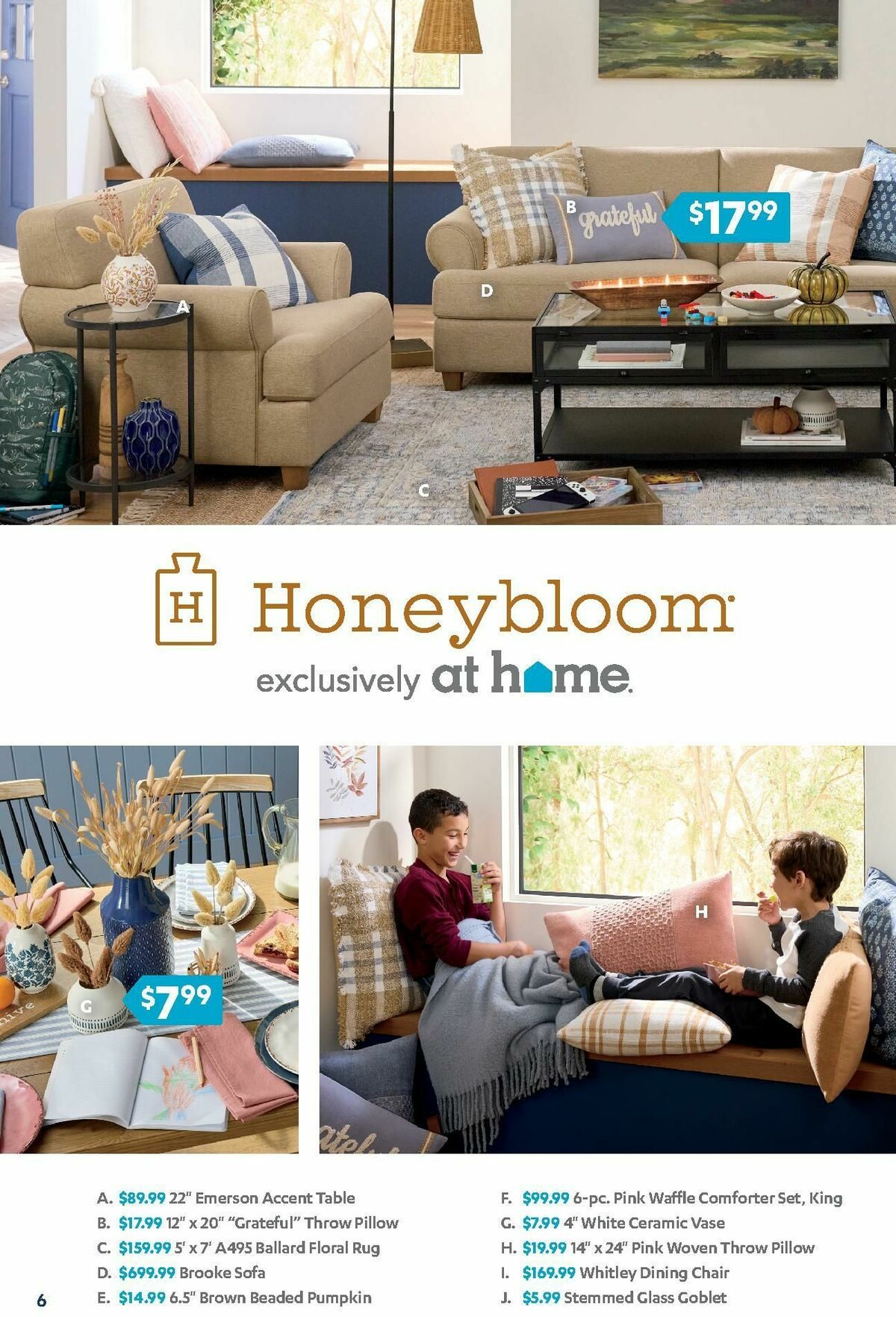 At Home Fall Weekly Ad from October 3