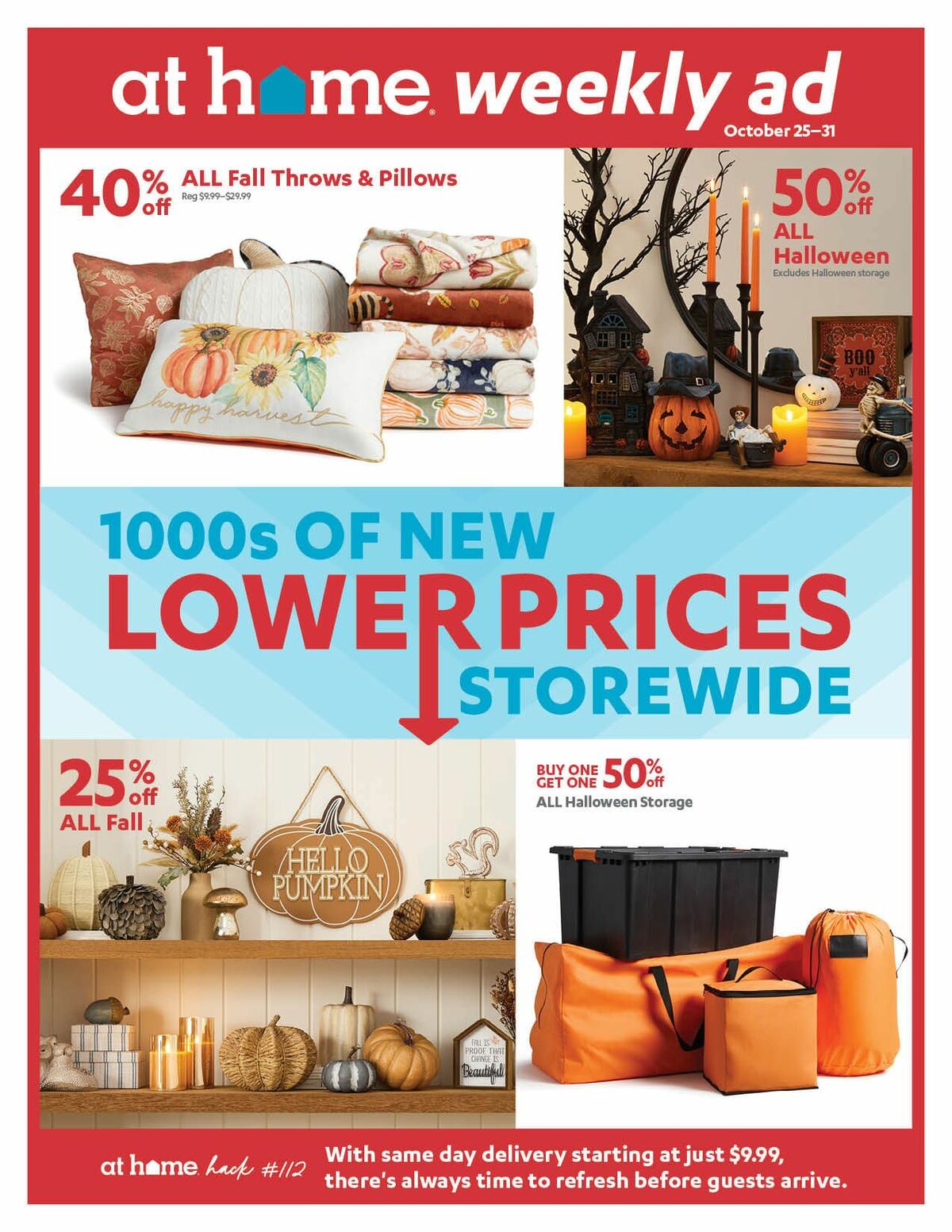 At Home Weekly Ad from October 25