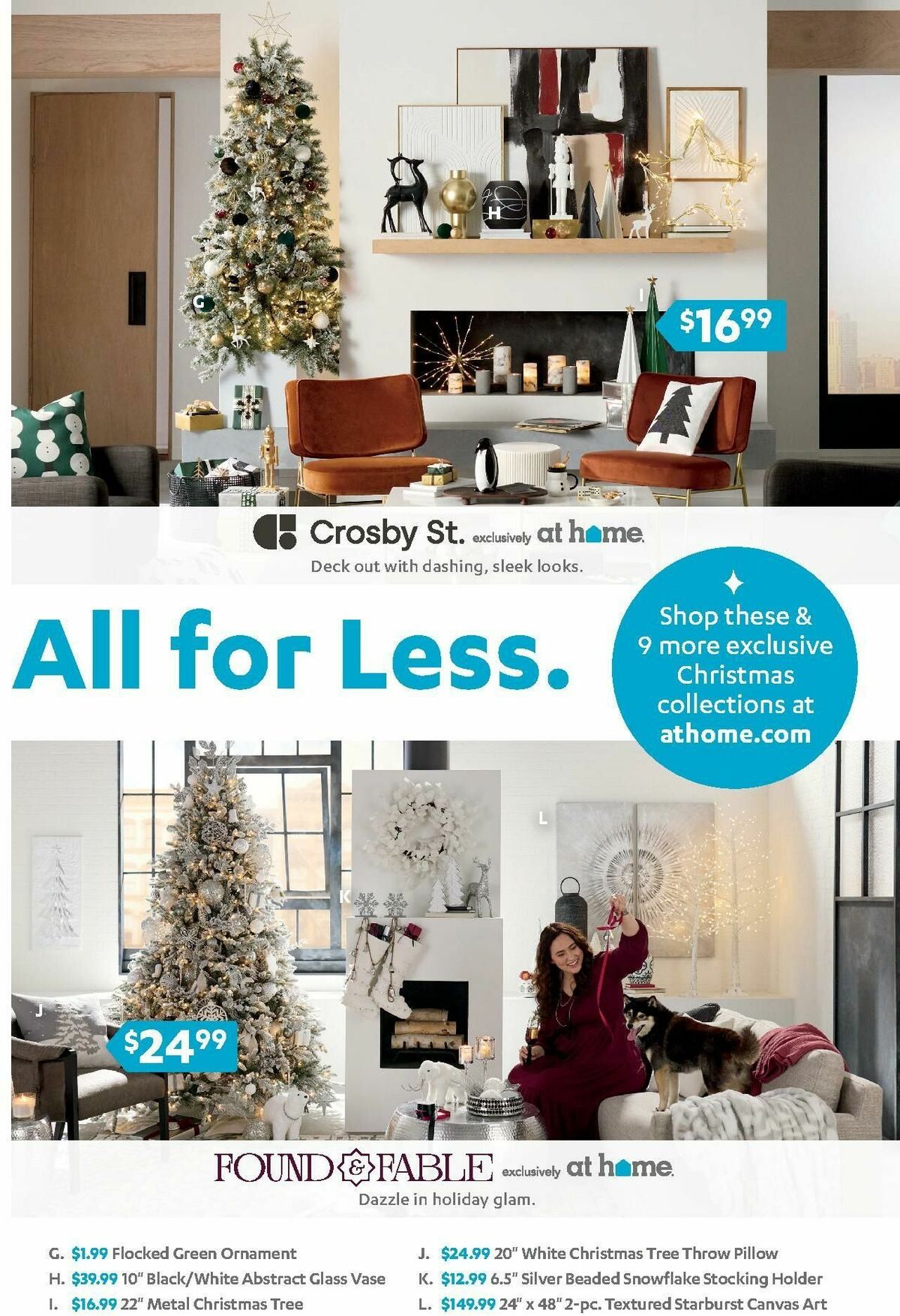 At Home Christmas Weekly Ad from October 25
