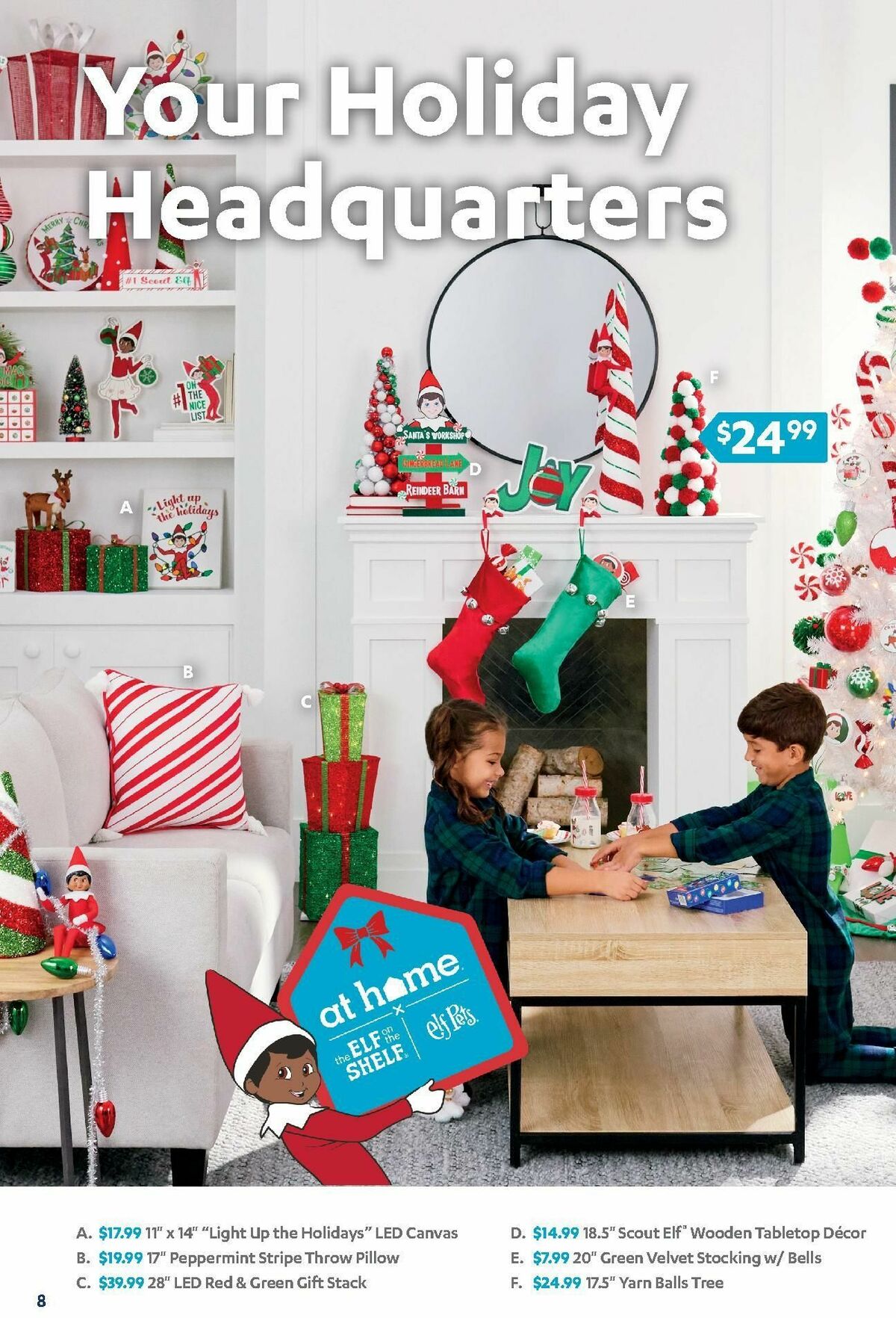 At Home Christmas Weekly Ad from October 25