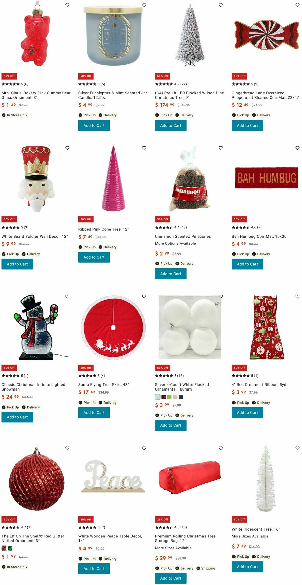 At Home Christmas Sale Weekly Ad from December 28