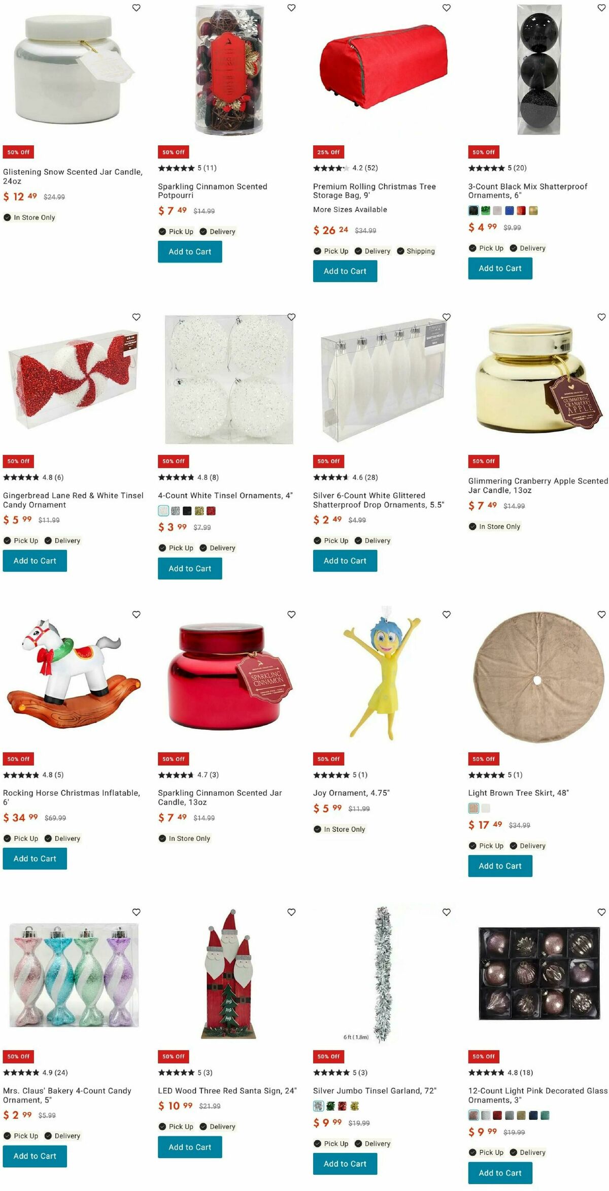 At Home Christmas Sale Weekly Ad from December 28