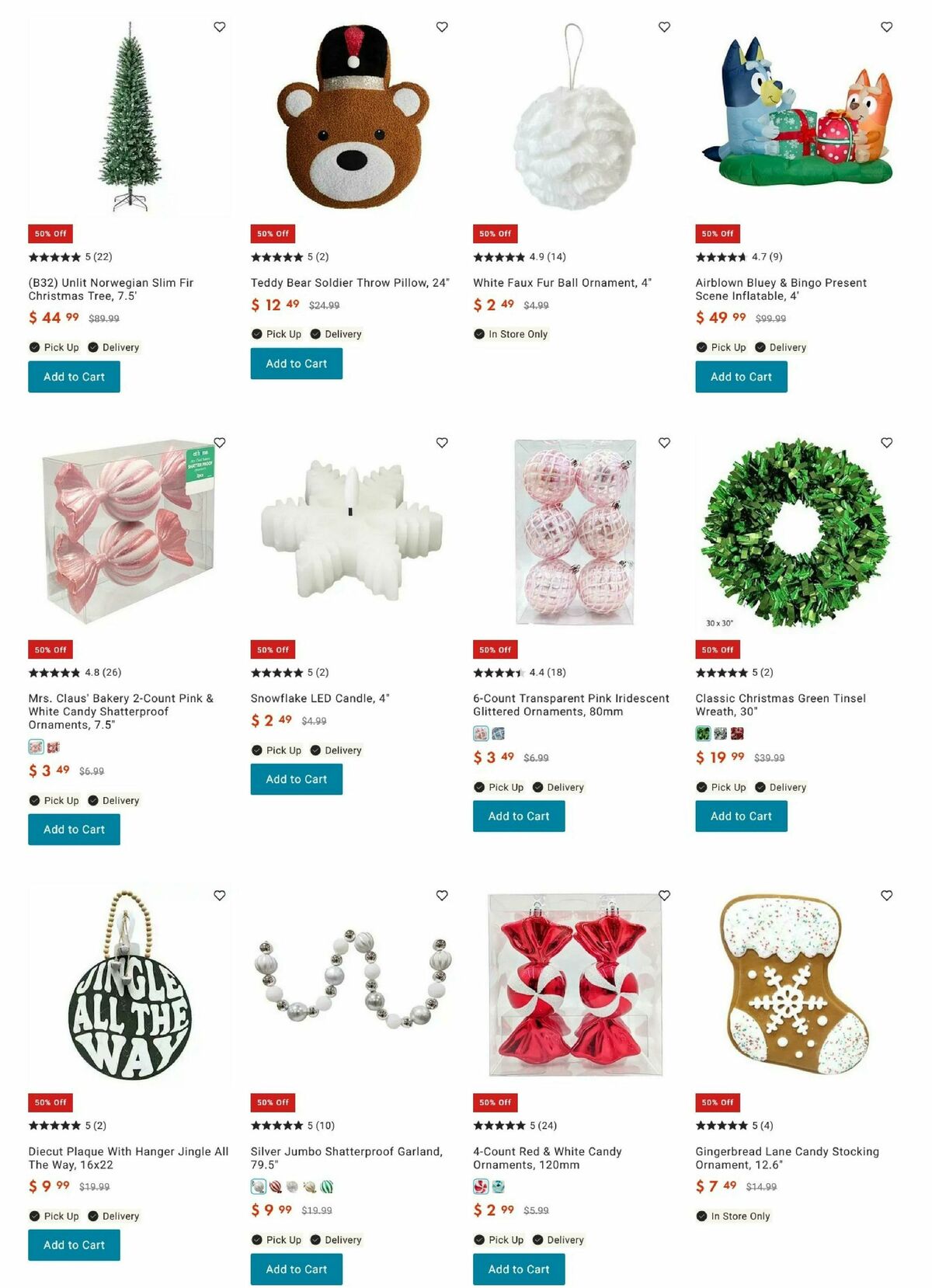 At Home Christmas Sale Weekly Ad from December 28