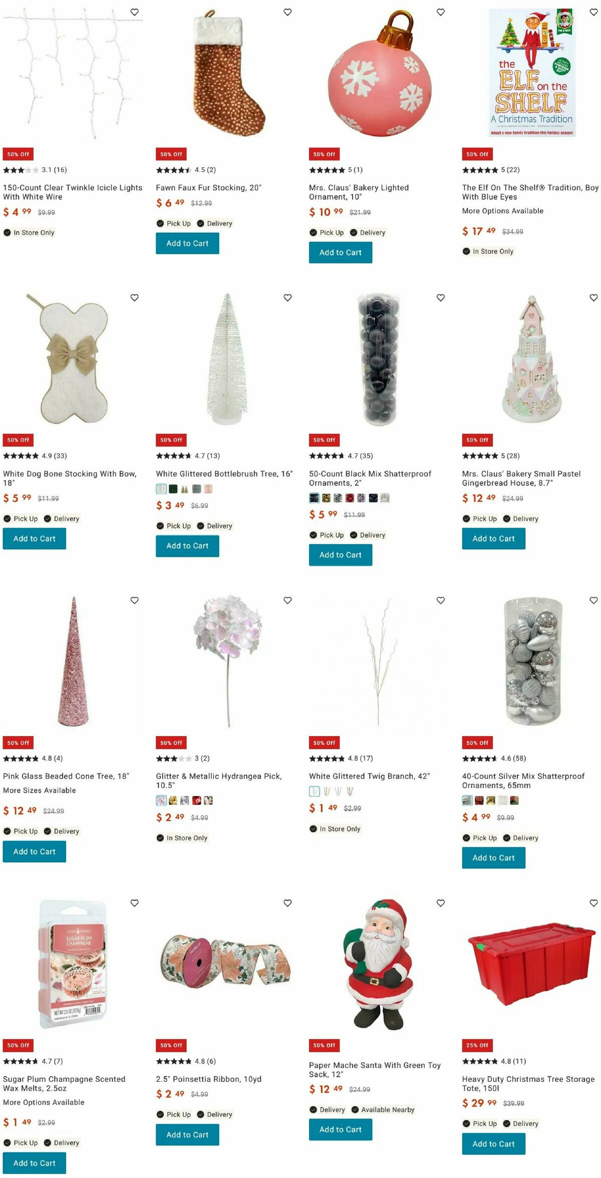 At Home Christmas Sale Weekly Ad from December 28