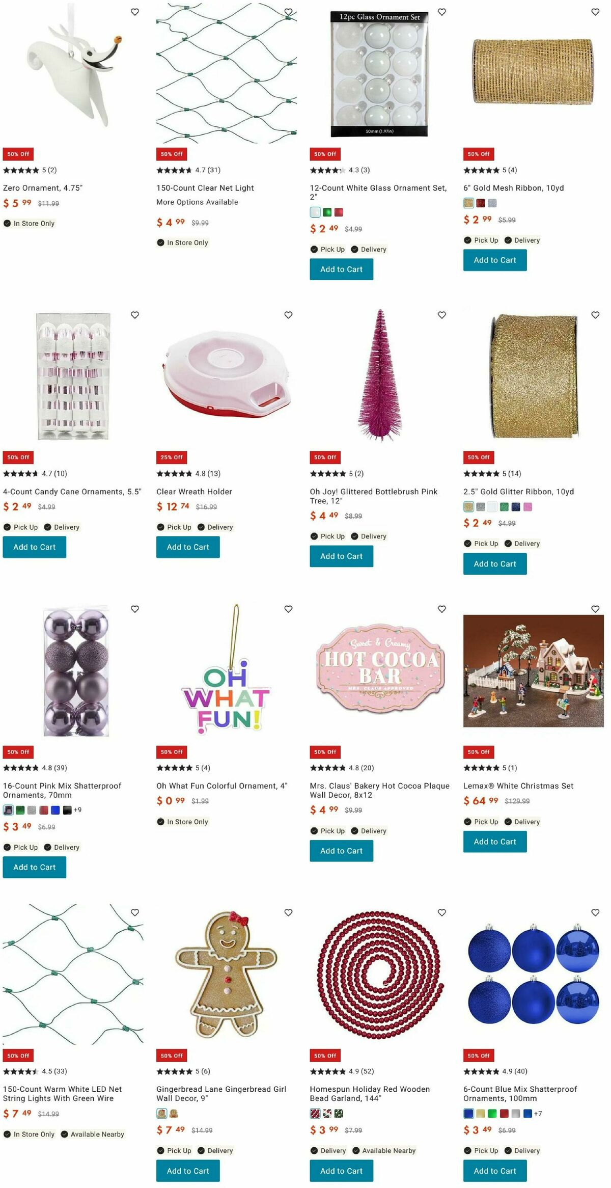 At Home Christmas Sale Weekly Ad from December 28