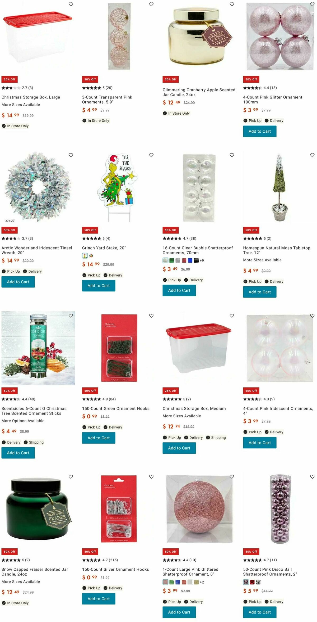 At Home Christmas Sale Weekly Ad from December 28