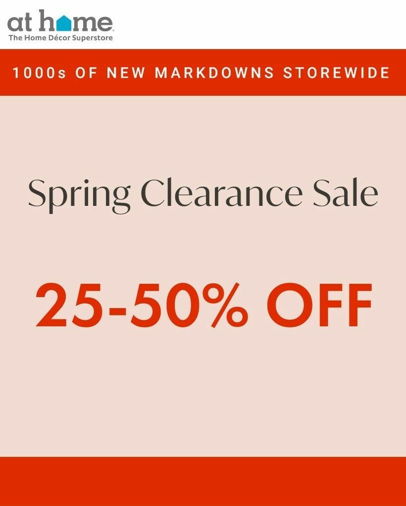 At Home Weekly Ad from April 2