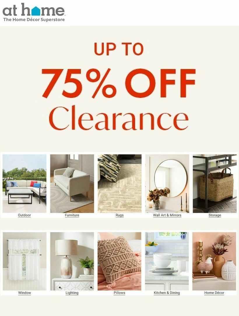 At Home Weekly Ad from August 6