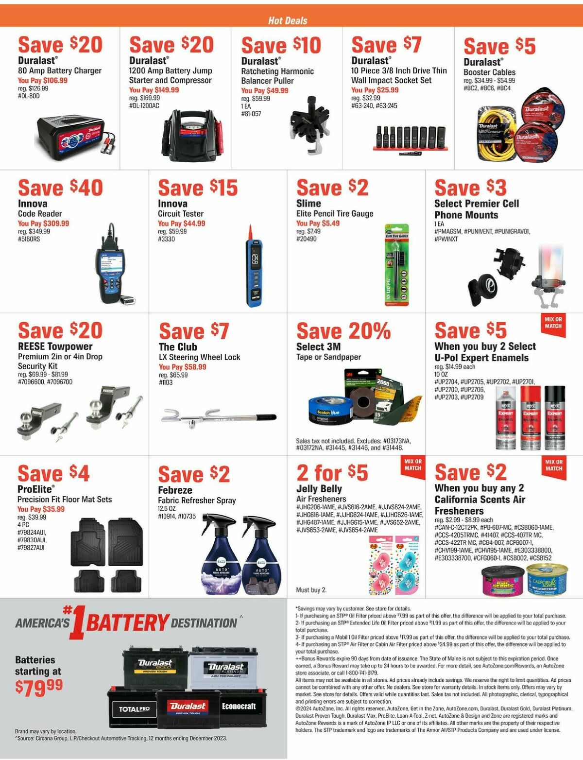 AutoZone Weekly Ad from December 31