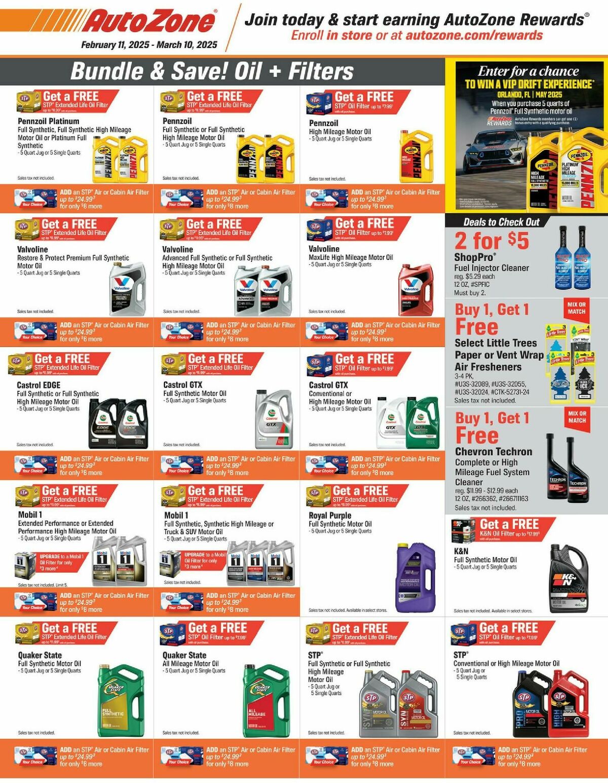 AutoZone Weekly Ad from February 11