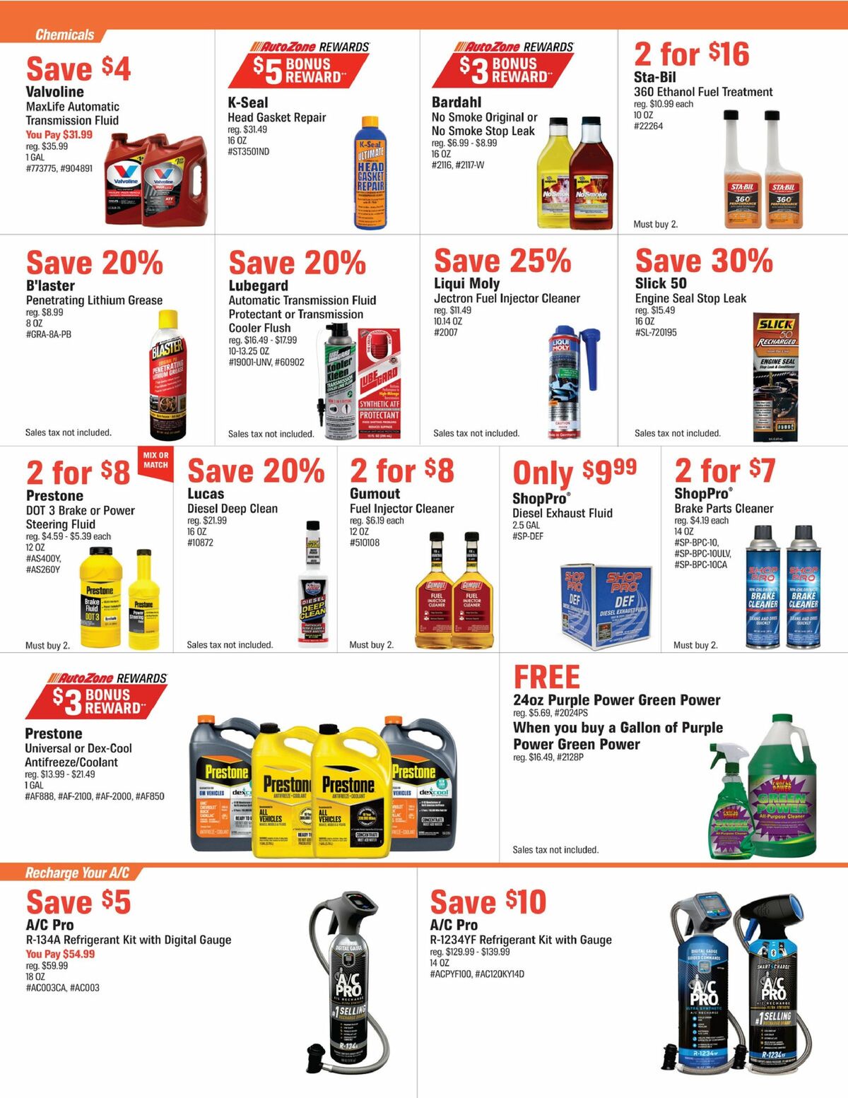 AutoZone Weekly Ad from March 11