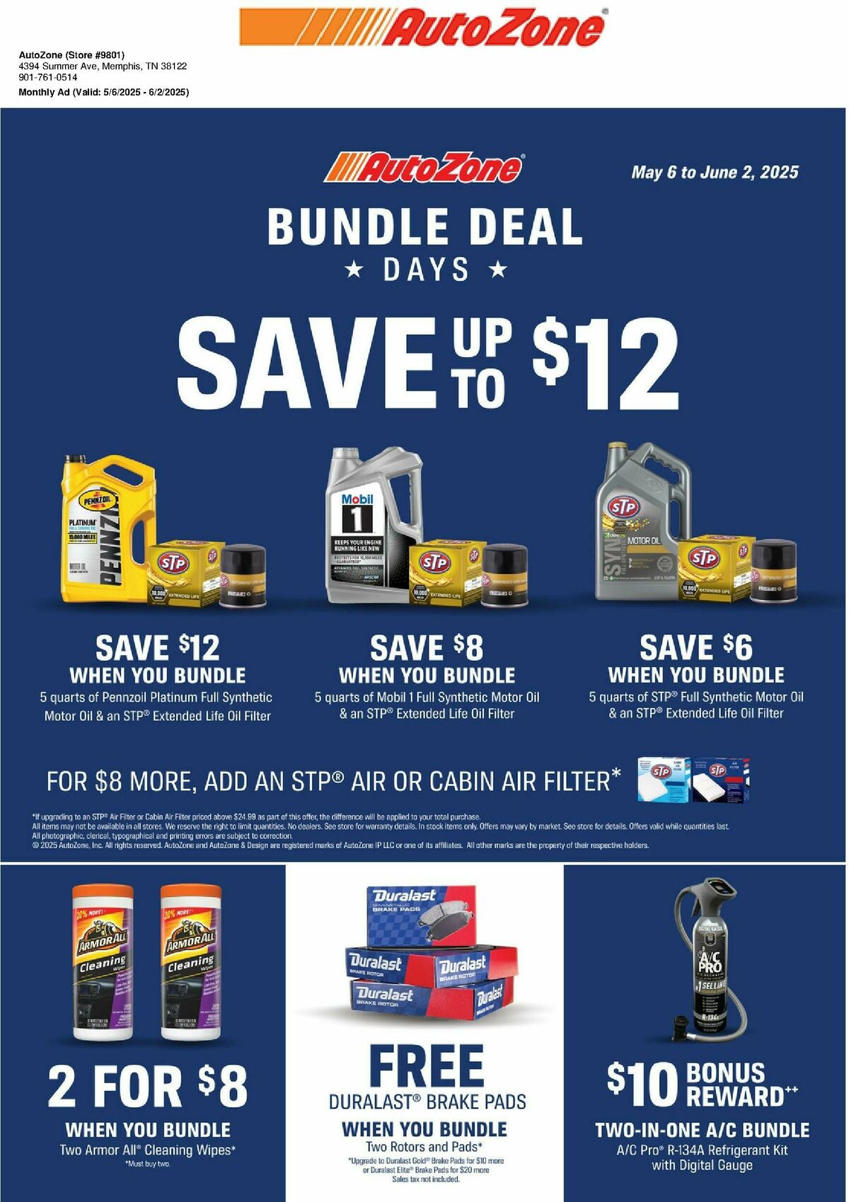 AutoZone Weekly Ad from May 6