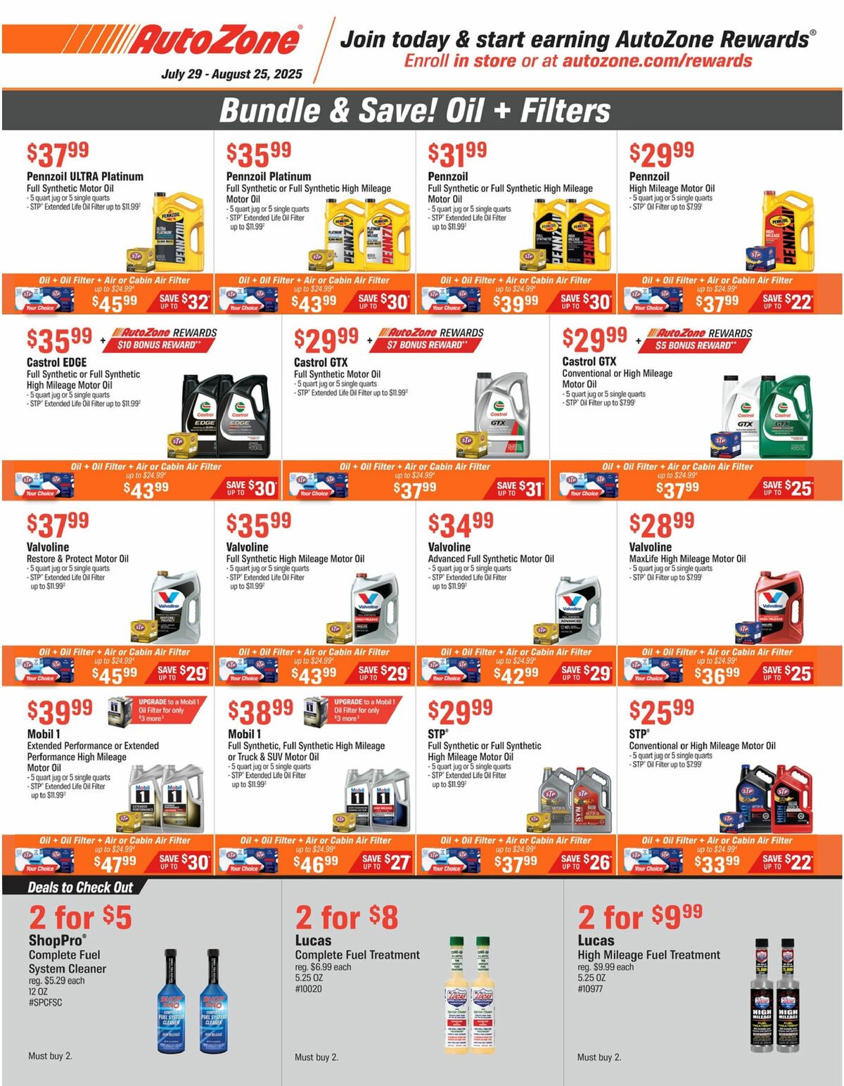 AutoZone Weekly Ad from July 29