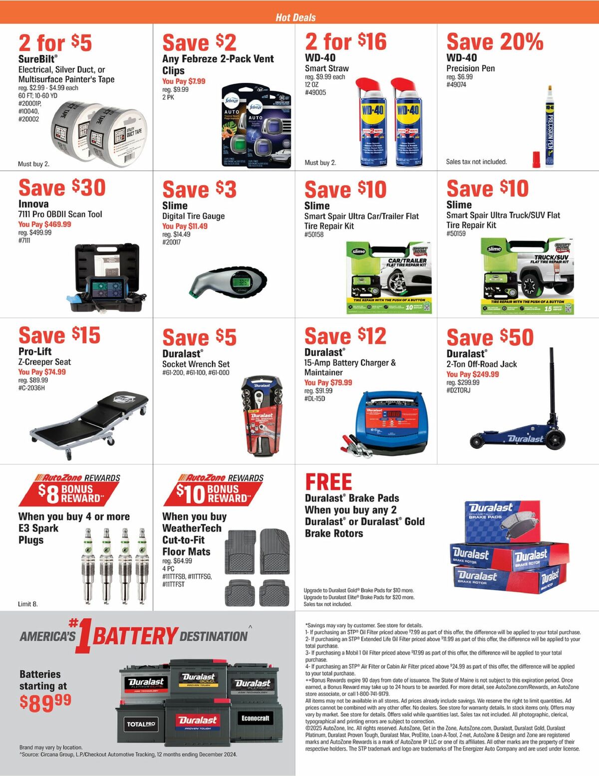 AutoZone Weekly Ad from July 29