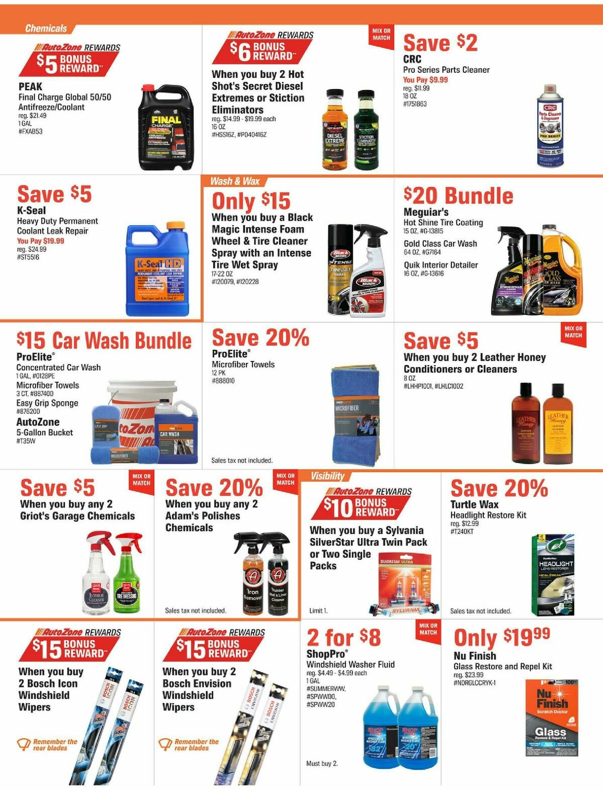AutoZone Weekly Ad from September 23