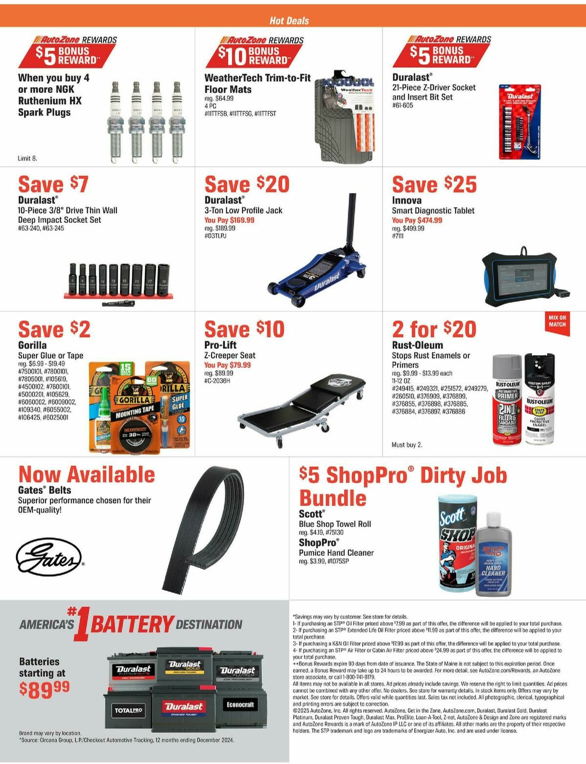 AutoZone Weekly Ad from September 23