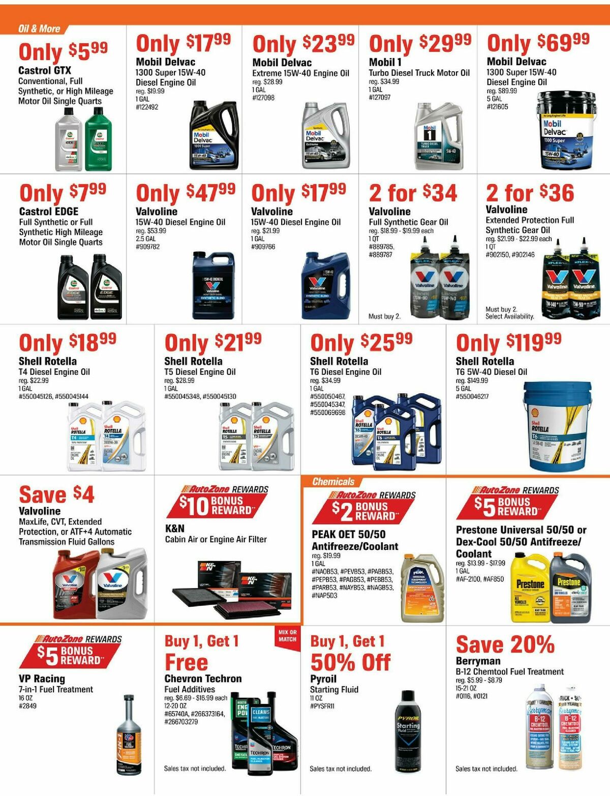 AutoZone Weekly Ad from November 18