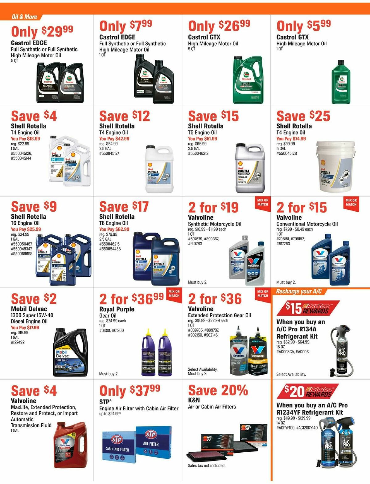 AutoZone Weekly Ad from April 7