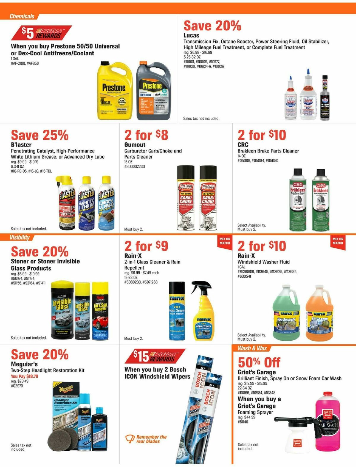 AutoZone Weekly Ad from April 7