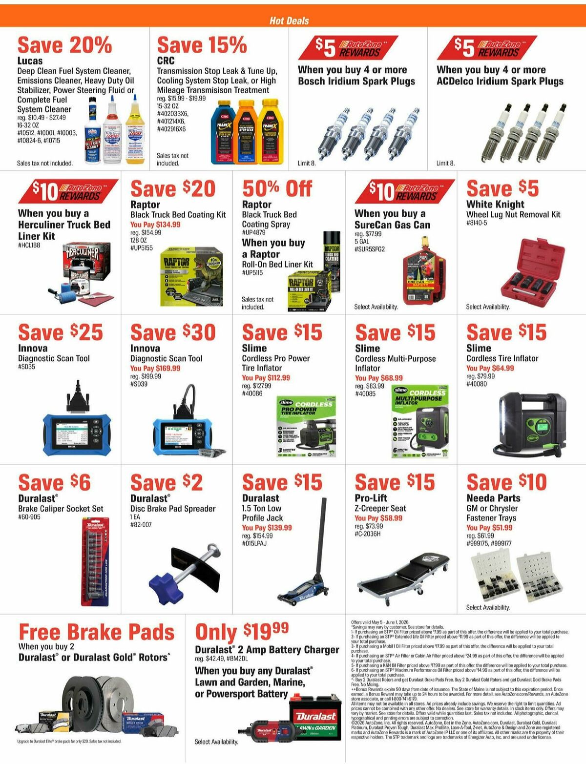 AutoZone Weekly Ad from May 5