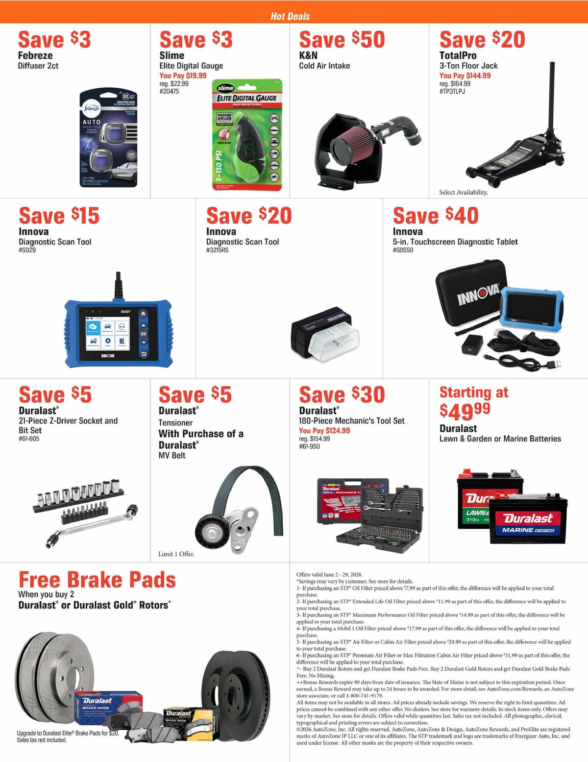 AutoZone Weekly Ad from June 2