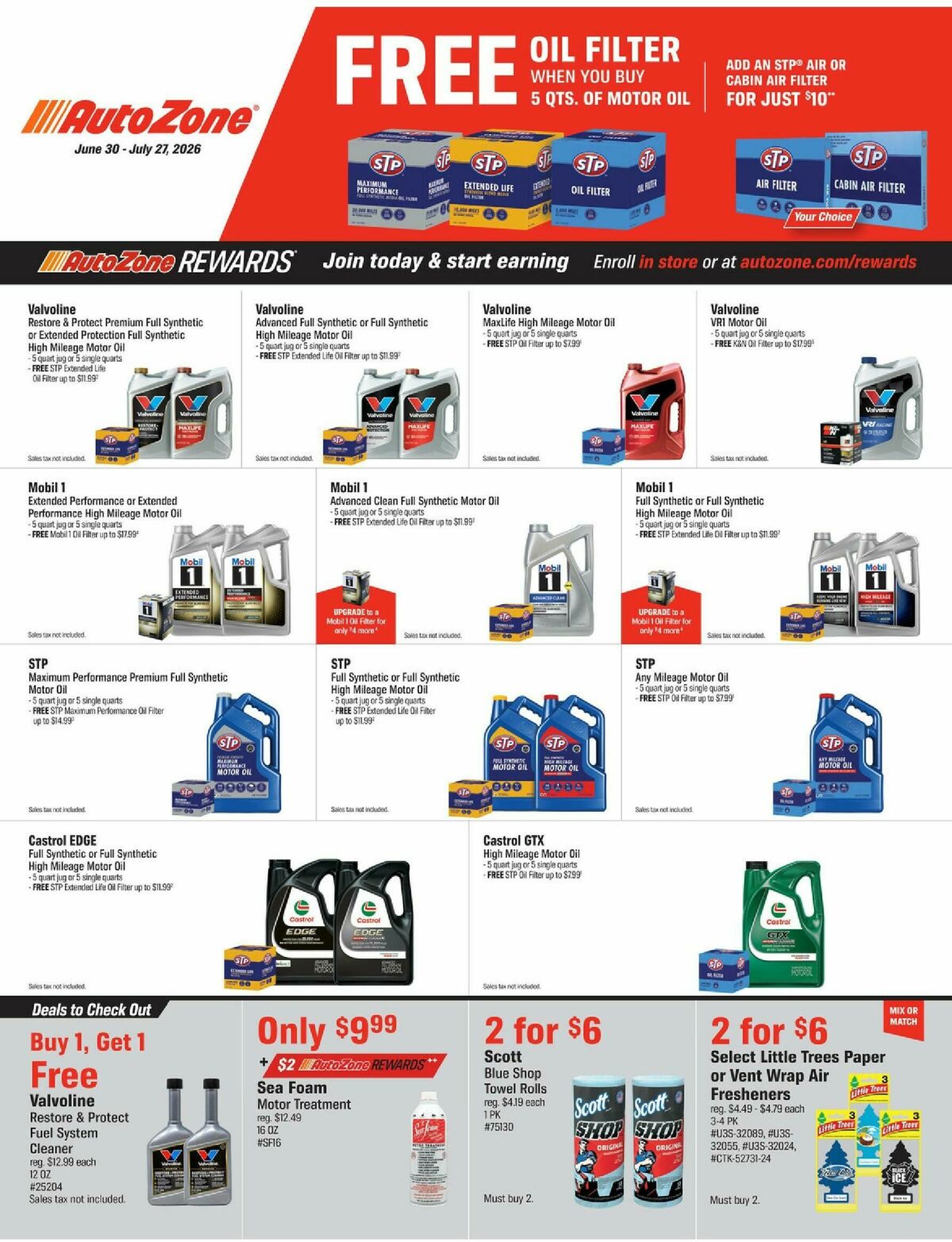 AutoZone Weekly Ad from June 30