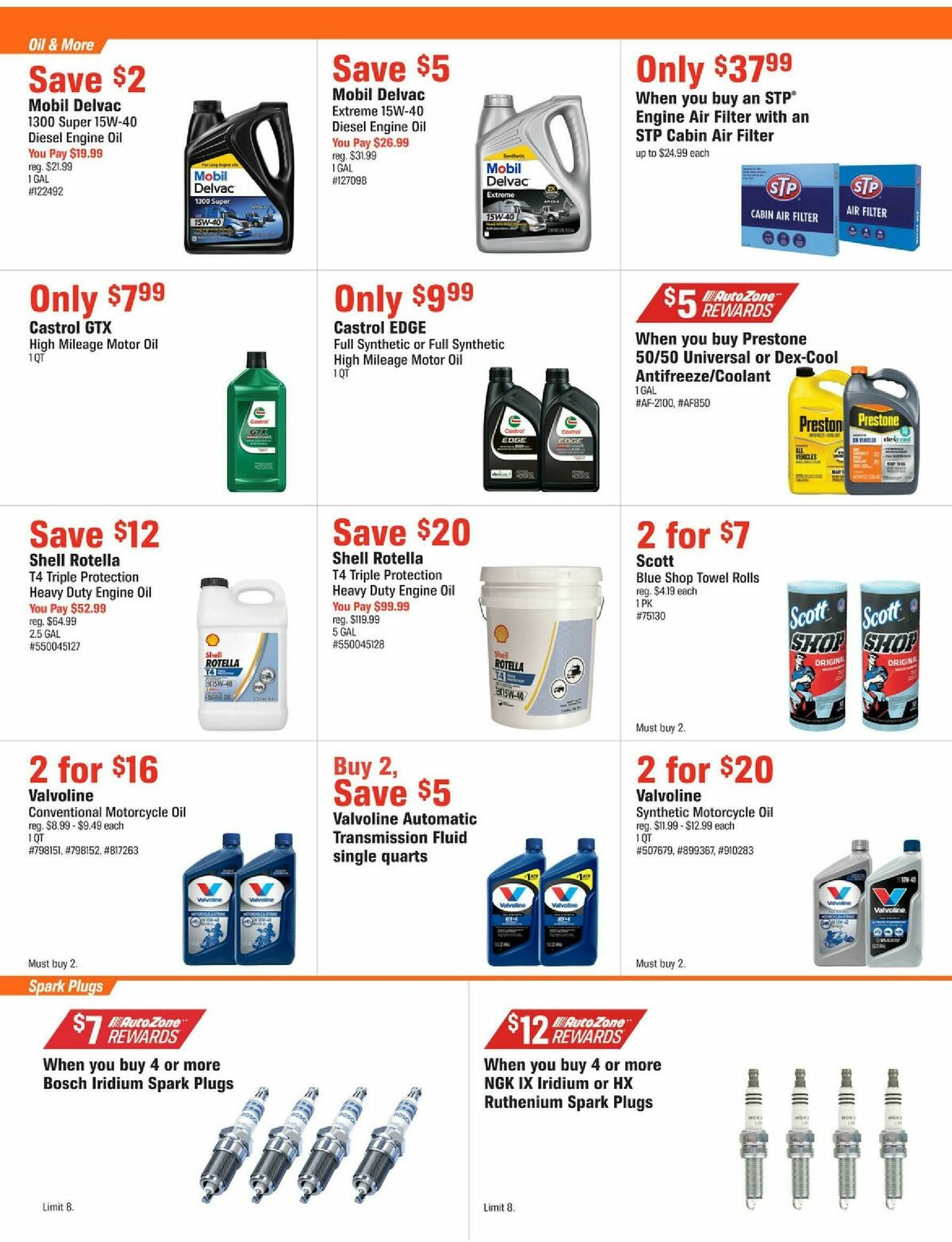 AutoZone Weekly Ad from August 25