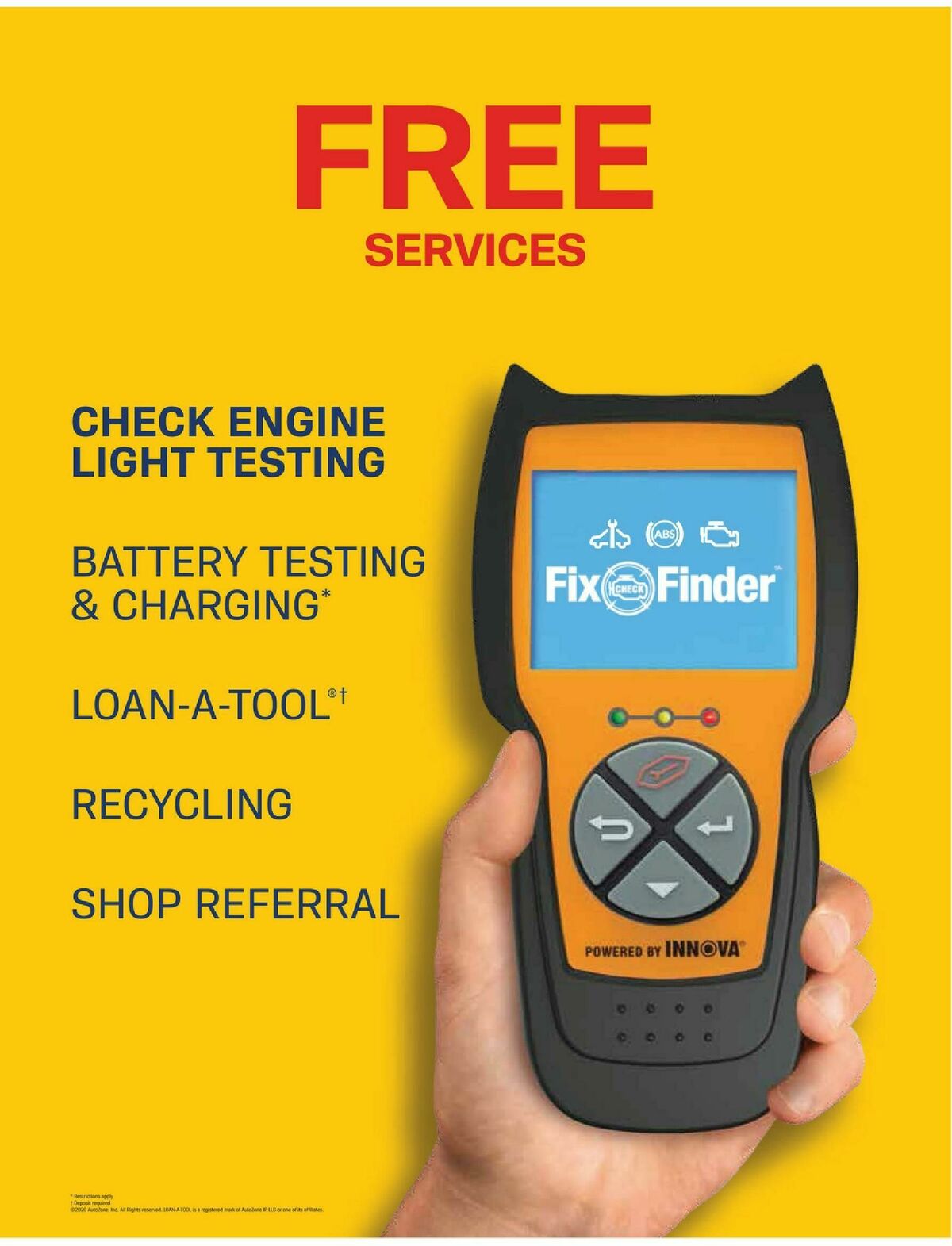 AutoZone Weekly Ad from August 25