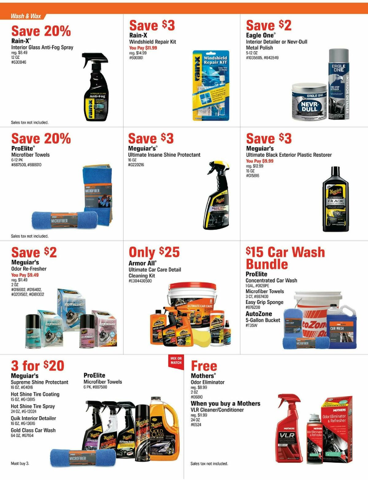 AutoZone Weekly Ad from October 20