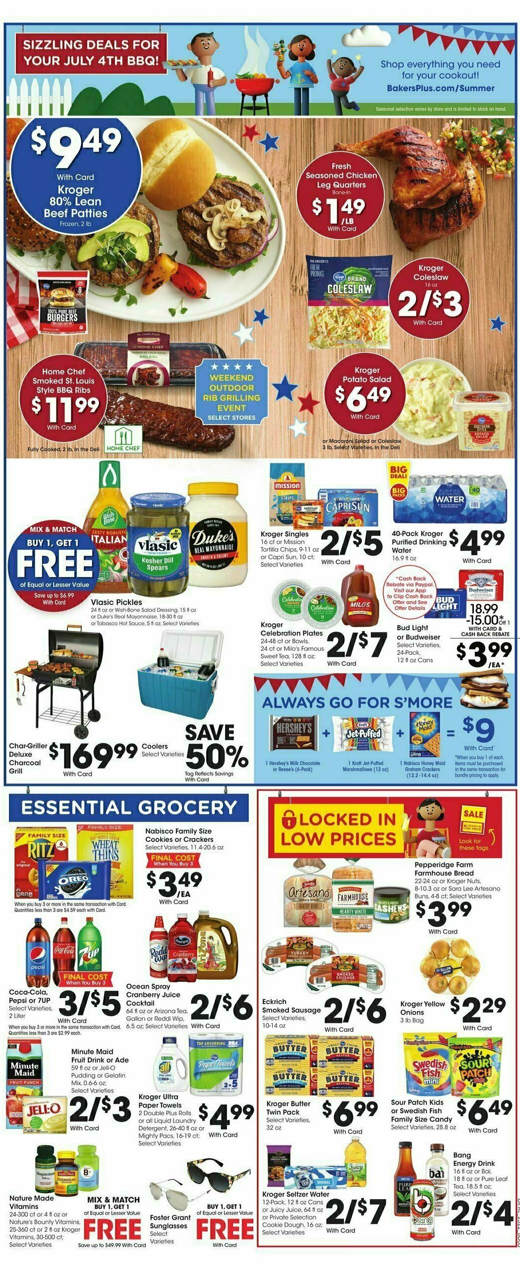 Baker's Weekly Ad from June 28