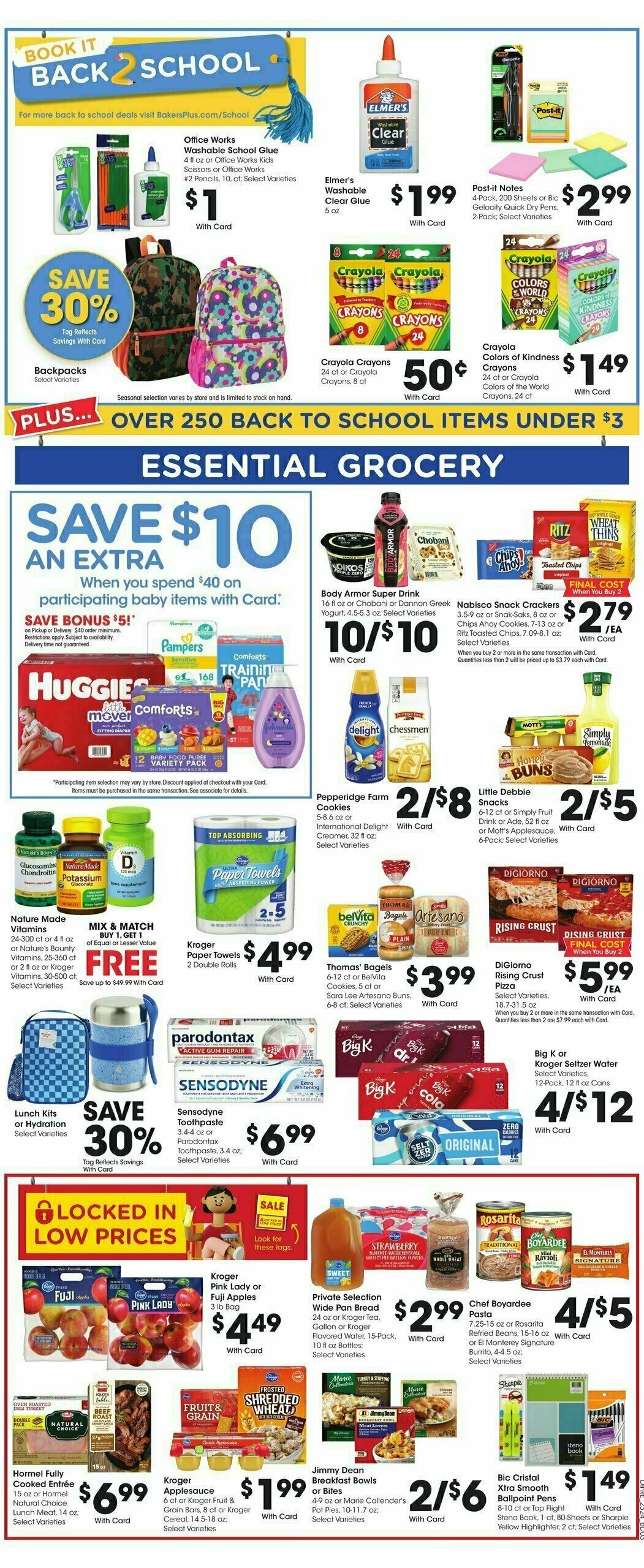 Baker's Weekly Ad from July 12