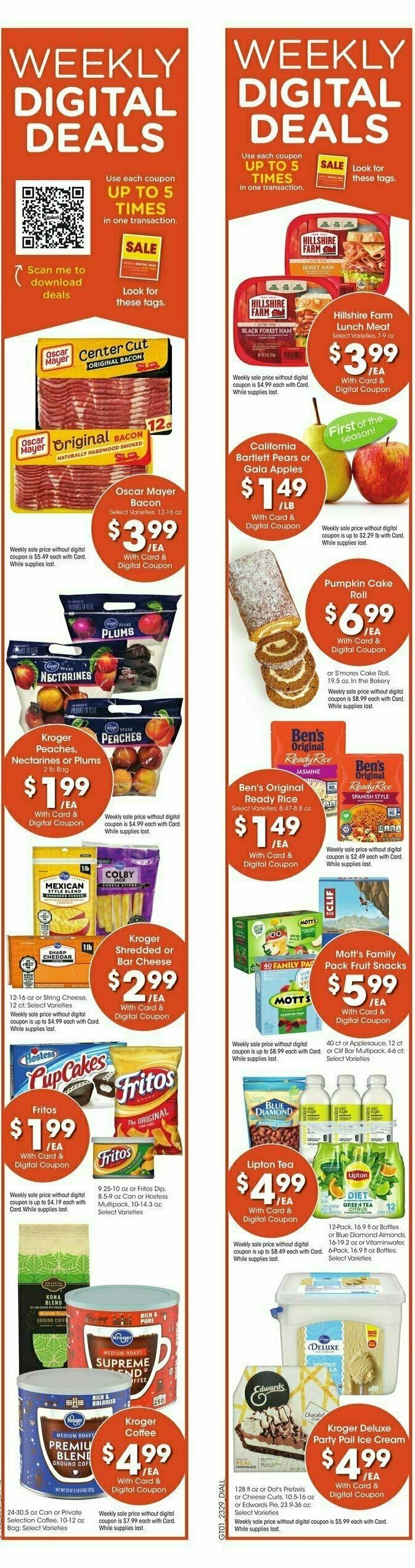 Baker's Weekly Ad from August 16
