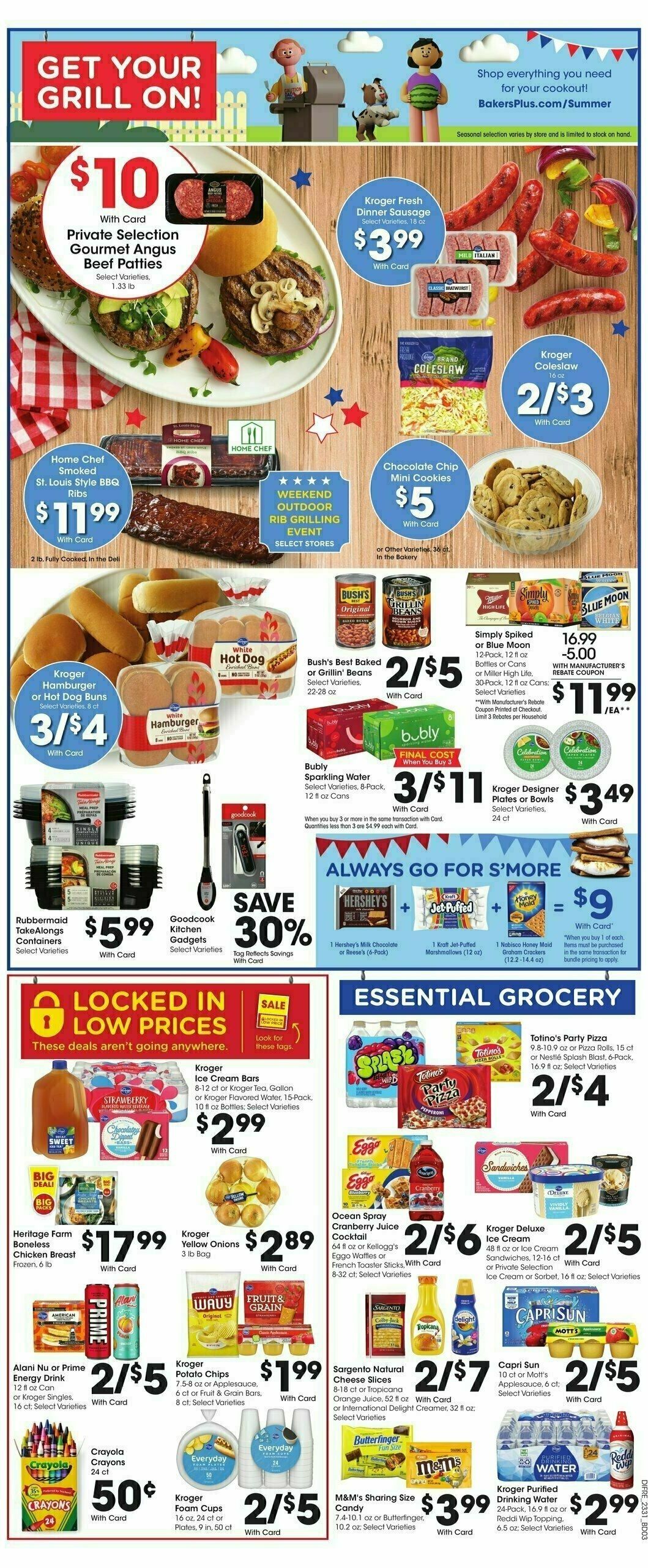 Baker's Weekly Ad from August 30