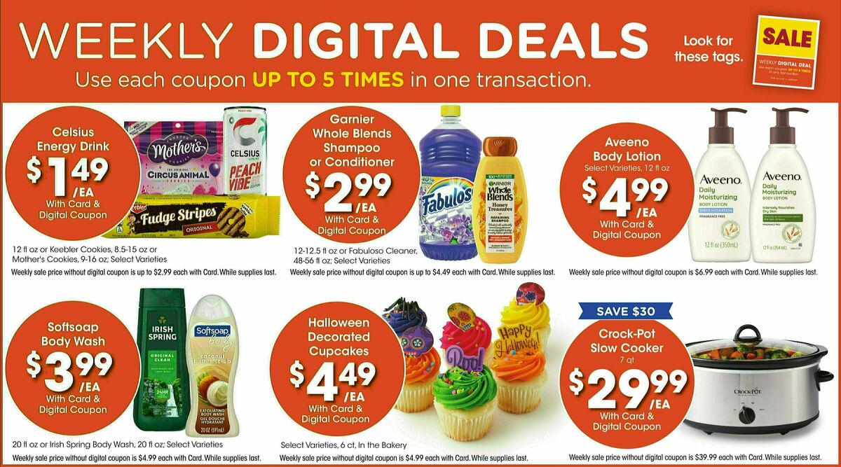 Baker's Weekly Ad from October 11