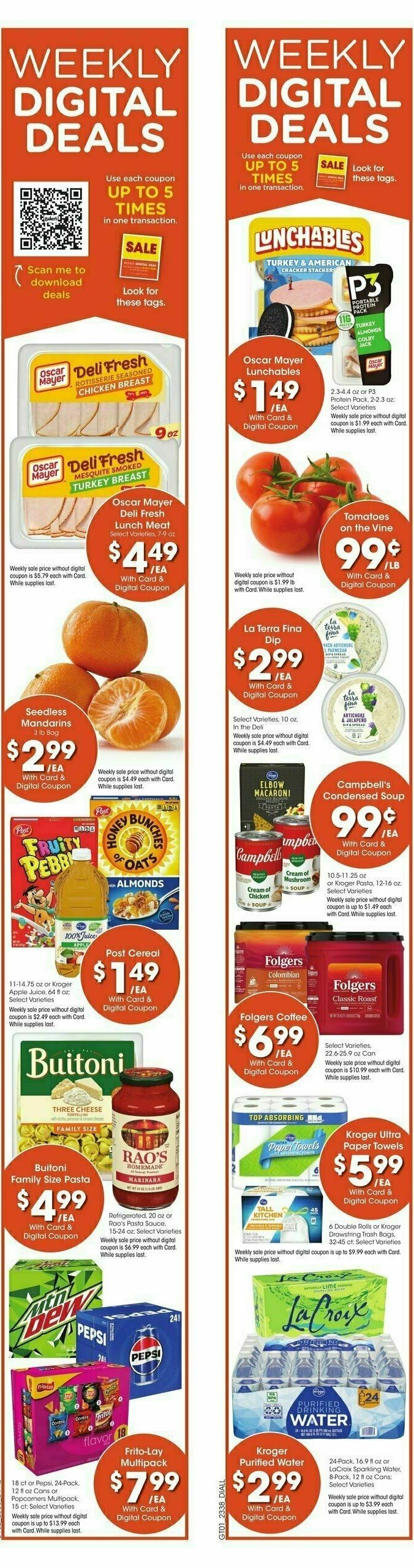 Baker's Weekly Ad from October 18