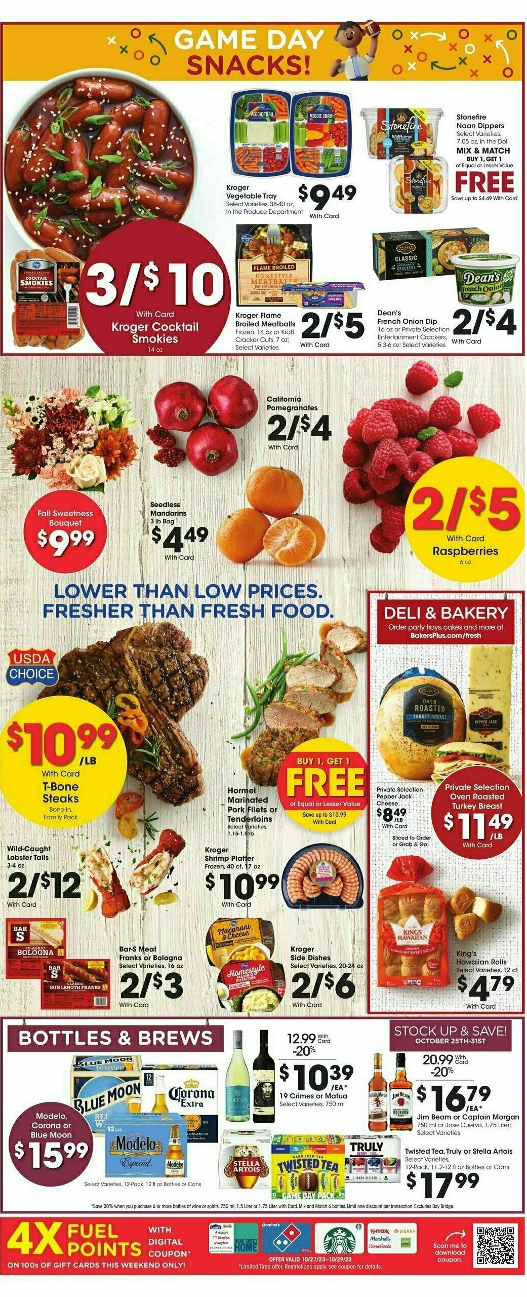 Baker's Weekly Ad from October 25