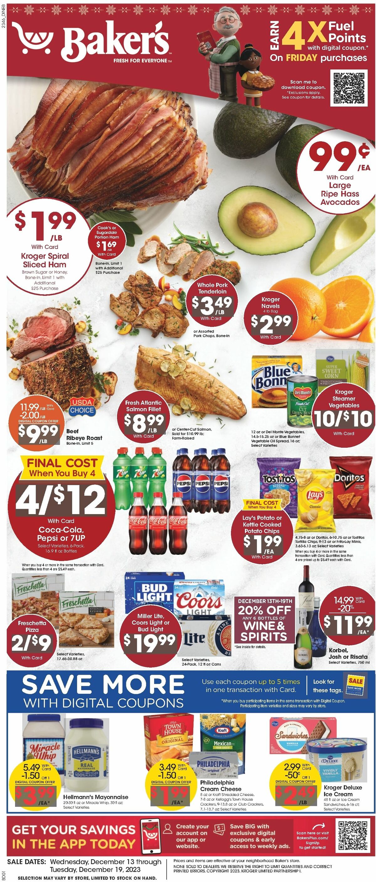 Baker's Weekly Ad from December 13