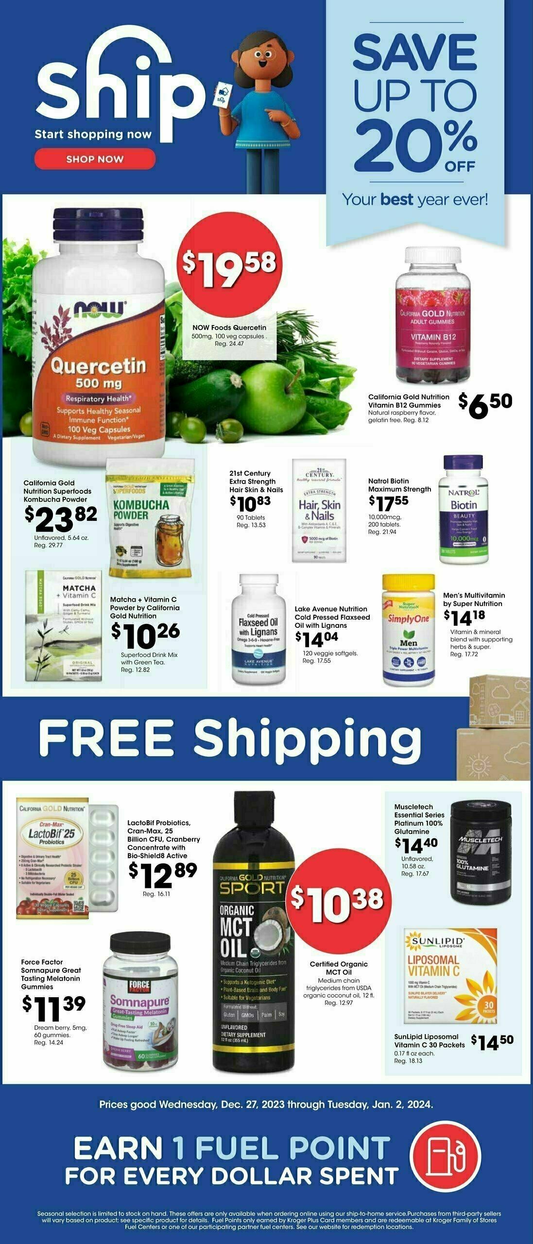Baker's Ship to Home Weekly Ad from December 27