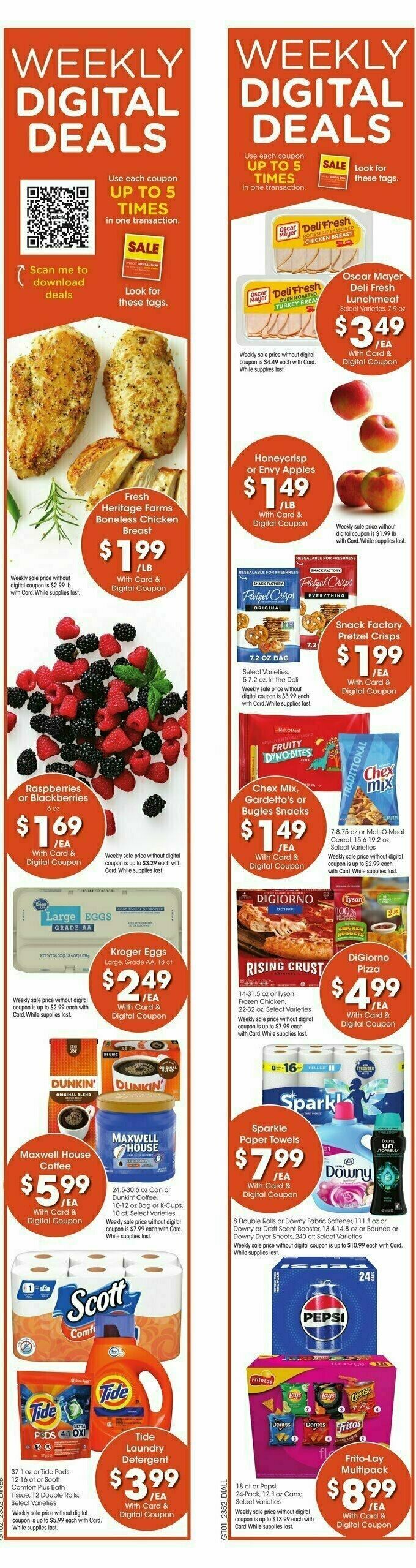 Baker's Weekly Ad from January 24