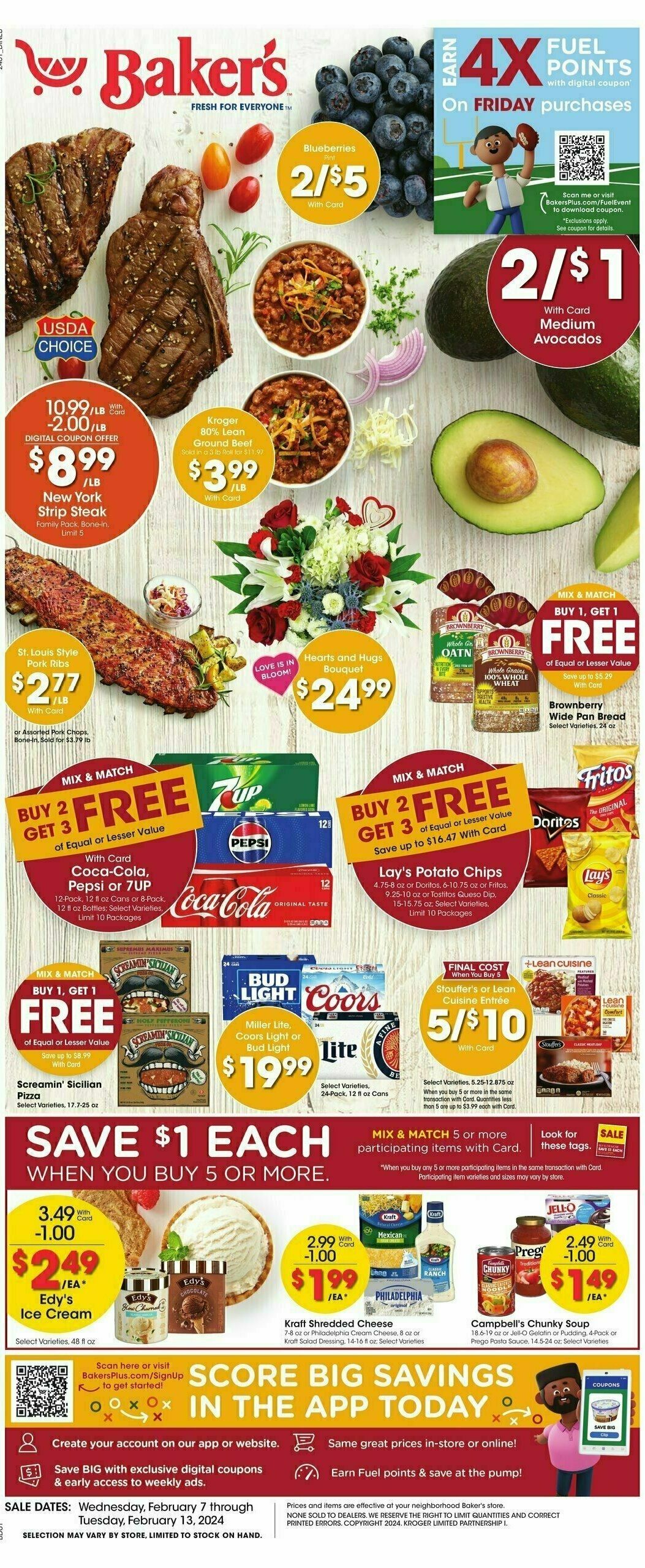 Baker's Weekly Ad from February 7