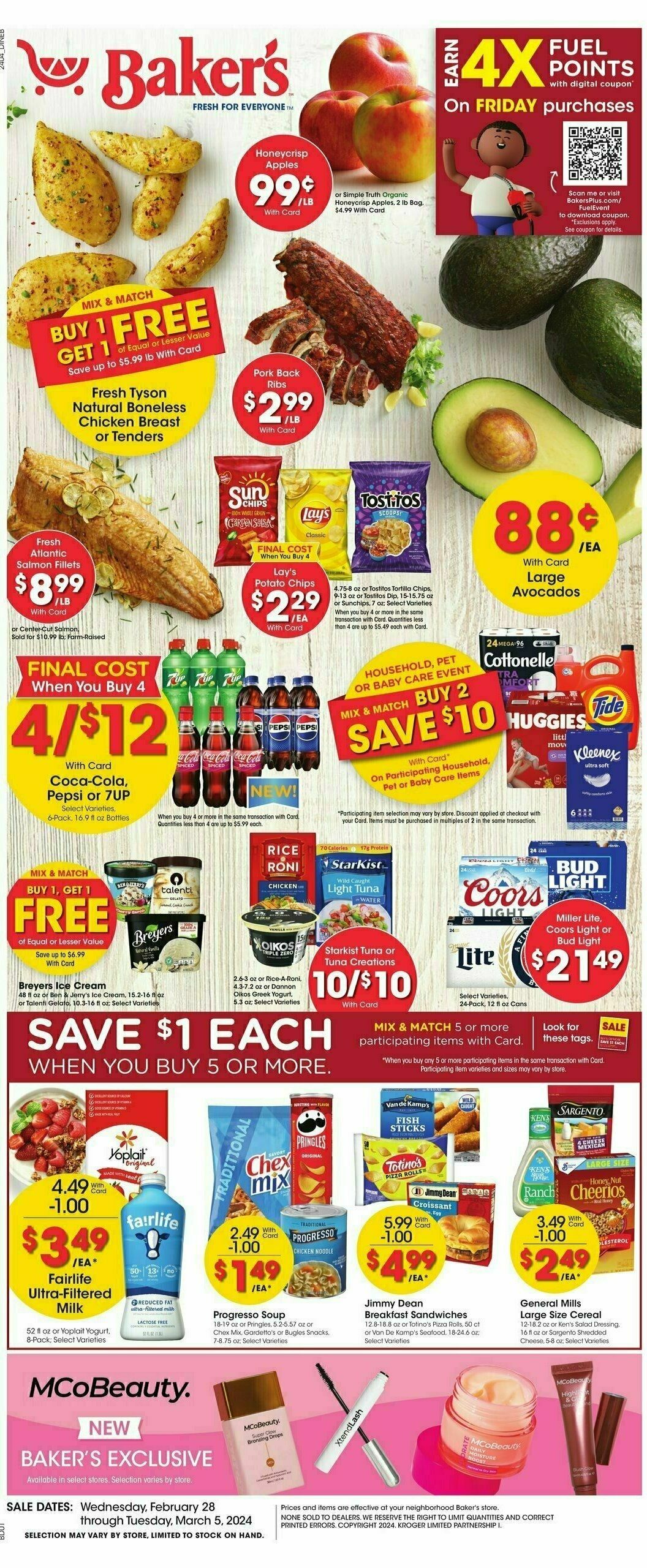 Baker's Weekly Ad from February 28