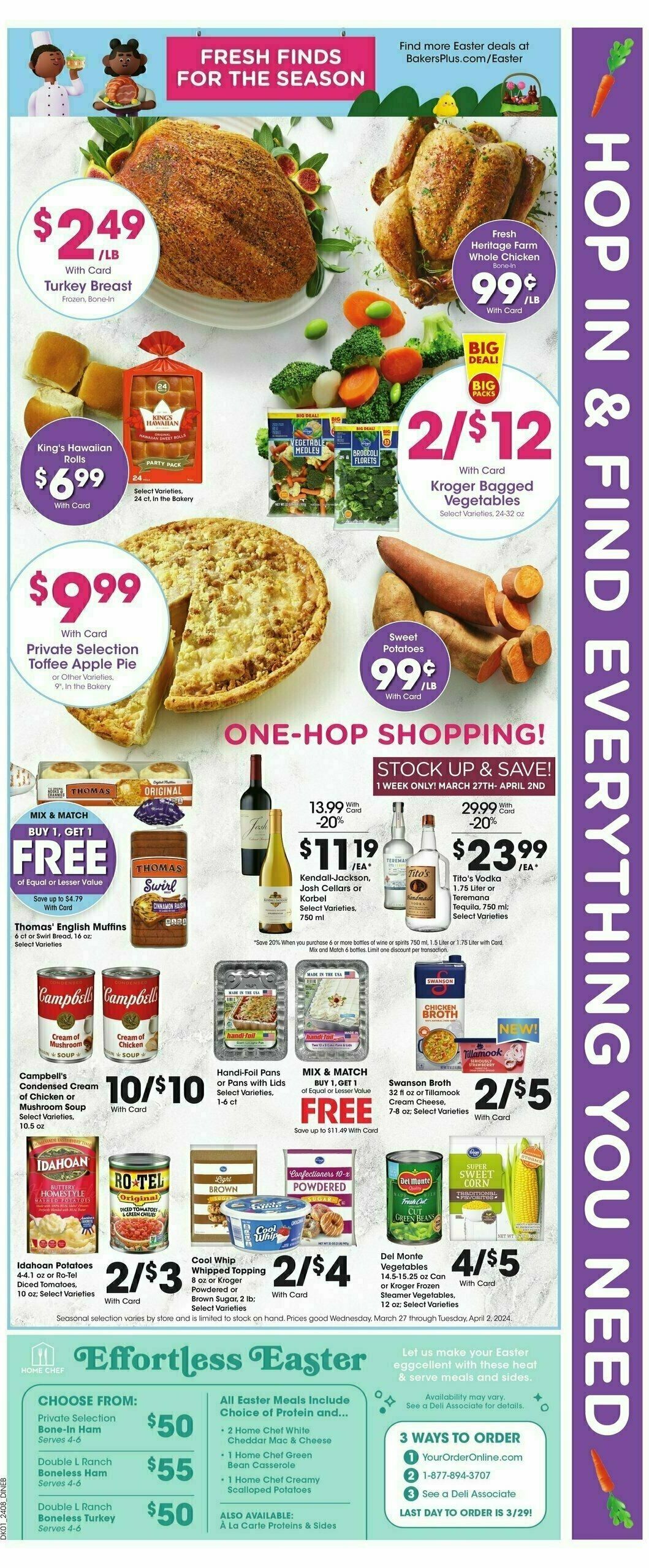 Baker's Weekly Ad from March 27