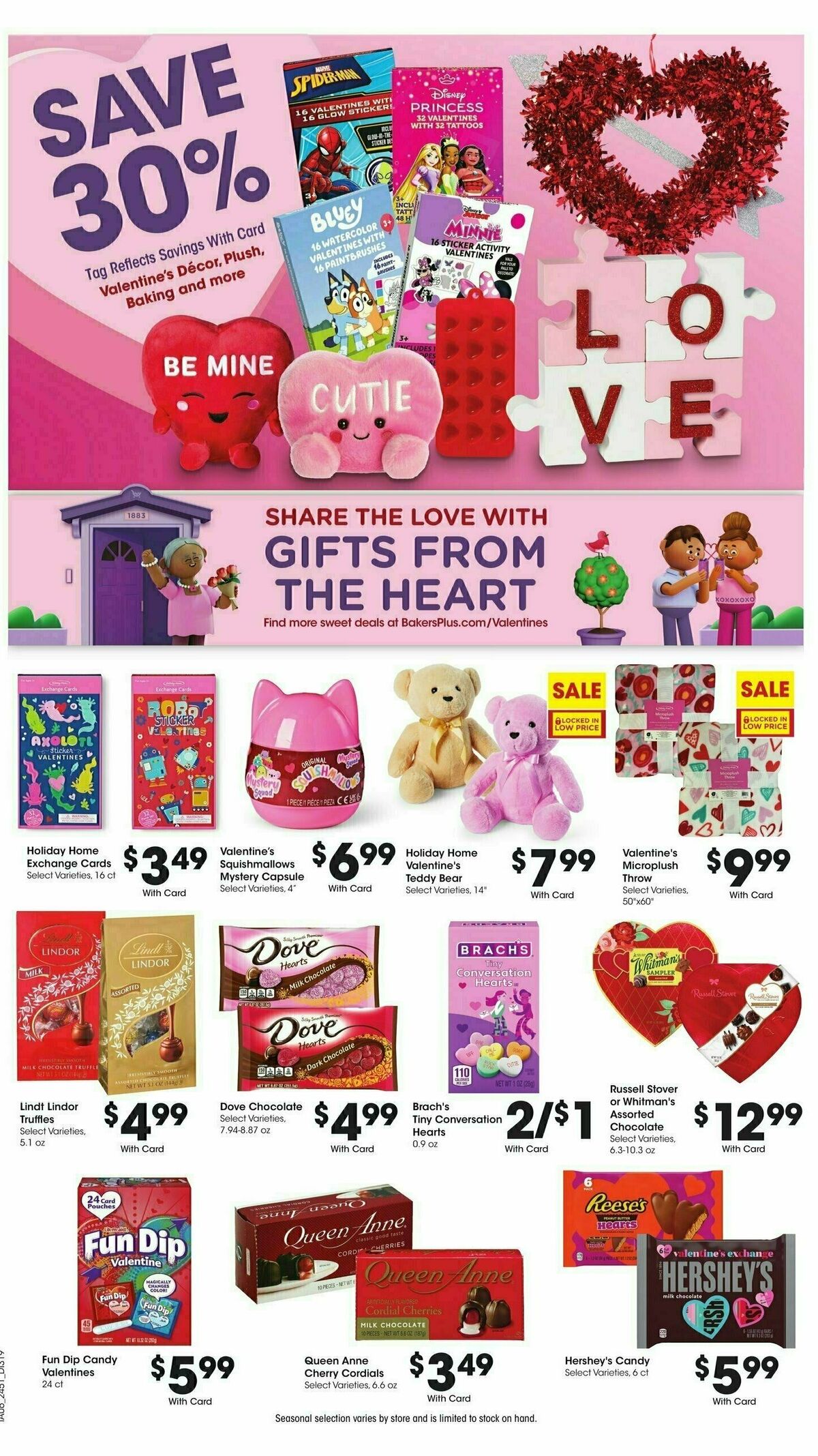 Baker's Weekly Ad from January 22