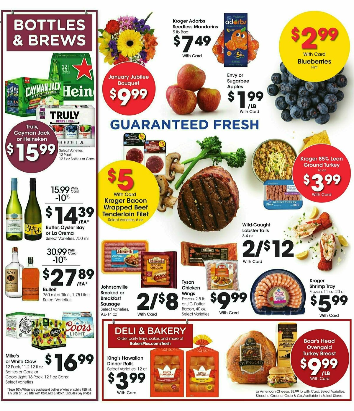 Baker's Weekly Ad from January 22