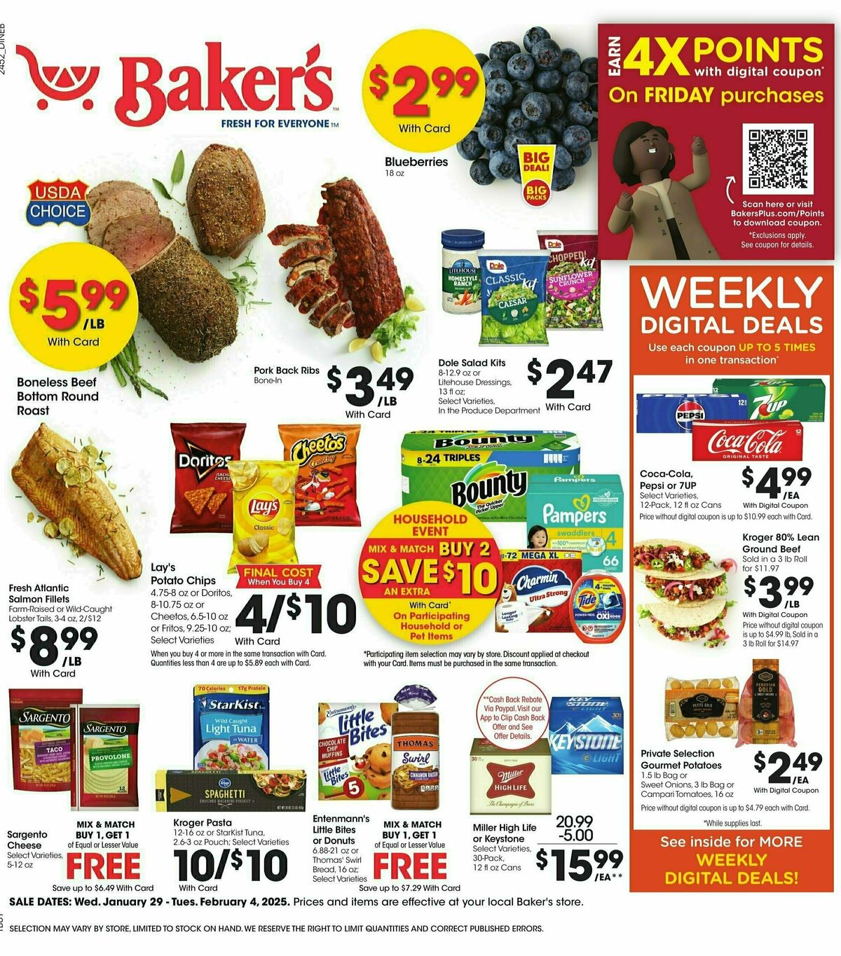 Baker's Weekly Ad from January 29