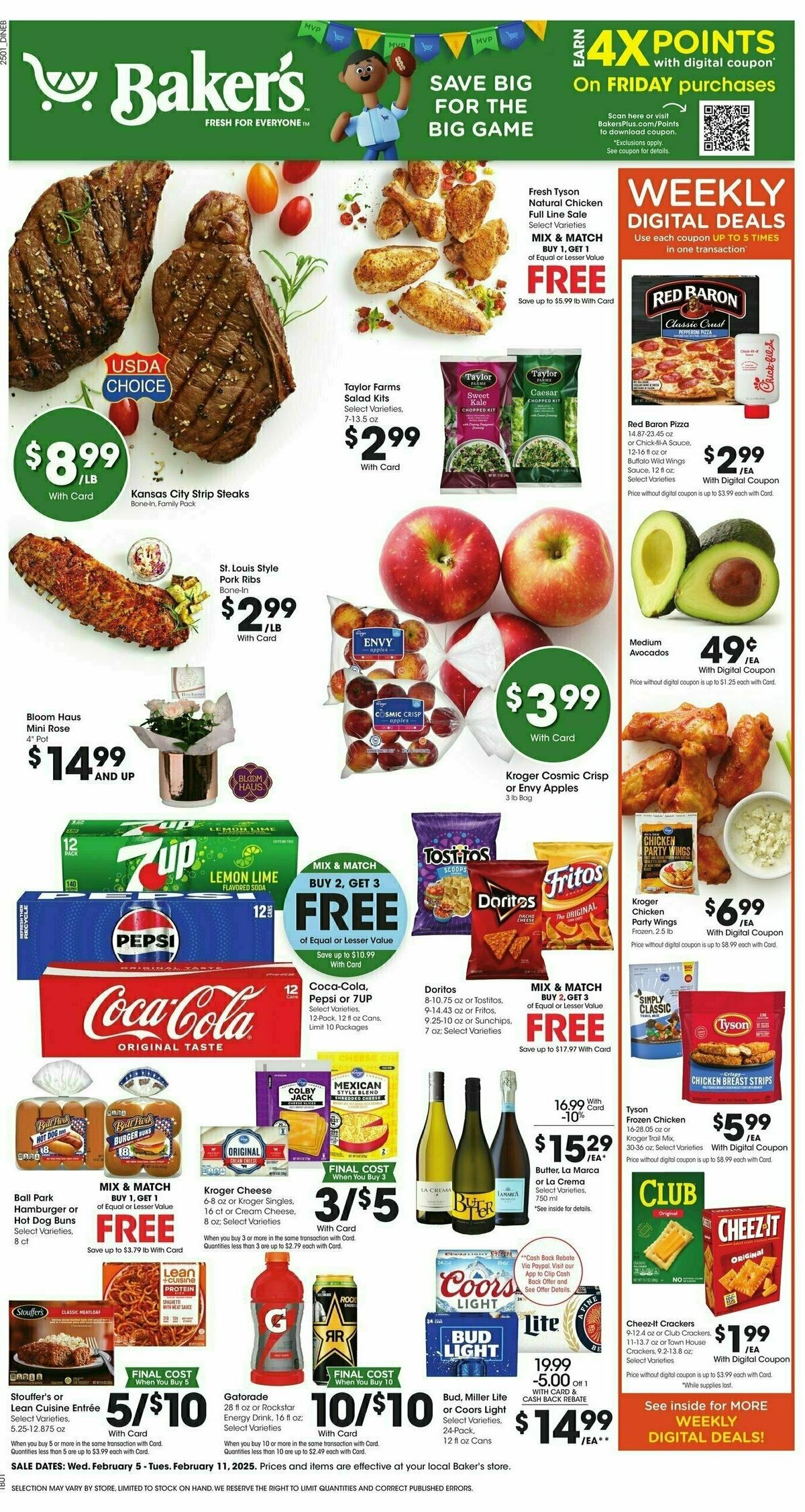 Baker's Weekly Ad from February 5