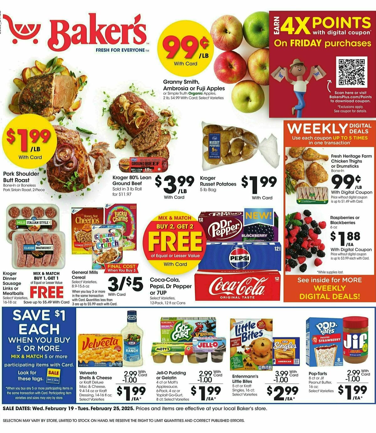 Baker's Weekly Ad from February 19